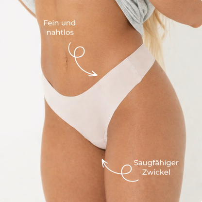 Nahtlose High-Waist-Tangas Braun (3er-Set)
